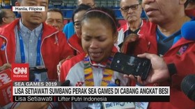 VIDEO: Tangis Lisa Setiawati Saat Hanya Sumbang Perak