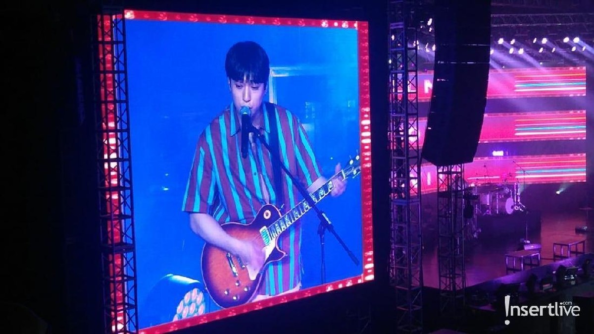 Melihat lebih dekat para personel Day6 di konser Day6 World Tour Gravity yang digelar di Tennis Indoor Senayan&comma; Jakarta&comma; Minggu &lpar;1&sol;12&rpar;&period;