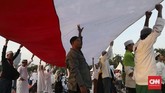FOTO : Warna Warni Reuni 212 Massa Gerakan 212 kembali menggelar reuni pada Senin (2/12) dengan salah satu agenda, mendoakan kepulangan Imam Besar FPI Rizieq Shihab.