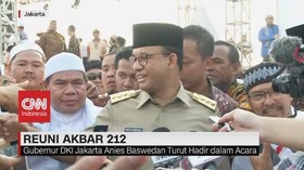 VIDEO: Anies Baswedan Hadiri Reuni 212 di Monas