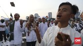FOTO : Warna Warni Reuni 212 Massa Gerakan 212 kembali menggelar reuni pada Senin (2/12) dengan salah satu agenda, mendoakan kepulangan Imam Besar FPI Rizieq Shihab.