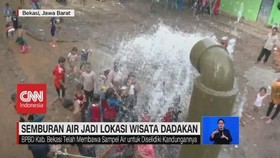 VIDEO: Fenomena Semburan Air Jadi Lokasi Wisata Dadakan