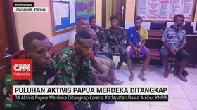 VIDEO: Puluhan Aktivis Papua Merdeka Ditangkap