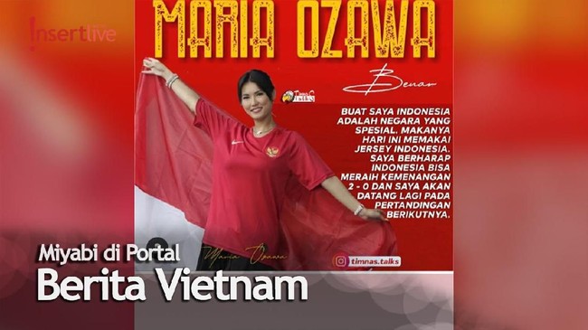 Media Asing Soroti Miyabi Jadi Suporter Timnas Indonesia