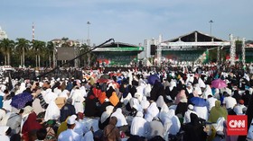 Lewat Video, Rizieq Sampaikan 5 Amanat ke Massa Reuni 212