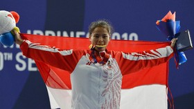 Windy Cantika Juara Dunia Angkat Besi Junior 2021
