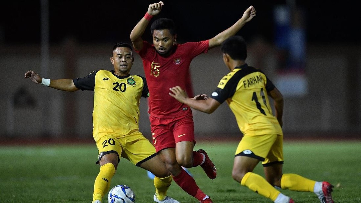 FOTO: Pesta Delapan Gol Indonesia Lawan Brunei di SEA Games