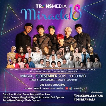 HUT 18 Transmedia Bakal Bertabur Bintang Dunia