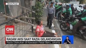 VIDEO: Dirazia Satpol PP, Gelandangan Histeris