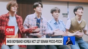VIDEO: Aksi Boyband Korea NCT 127 Senam Poco-Poco