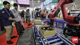 FOTO: Manufacturing Indonesia 2019, Pameran Teknologi Terbaru Pameran Manufacturing Indonesia 2019 menampilkan sejumlah inovasi teknologi di bidang manufaktur agar dapat bersaing ke industri 4.0.