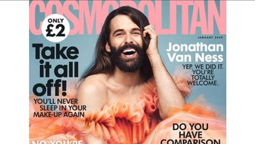 img-title Bersejarah! Model Pria Pertama Mengisi Sampul Cosmopolitan UK