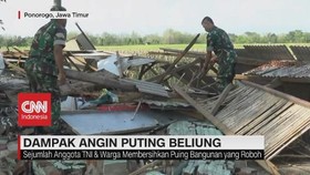 VIDEO: Puluhan Rumah & Kios Rusak Akibat Puting Beliung