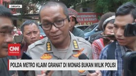 VIDEO: Polda Metro Klaim Granat di Monas Bukan Milik Polisi