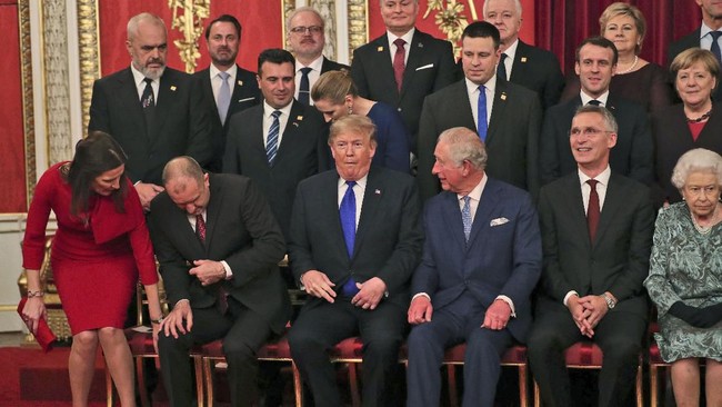 Adu mulut antara Presiden Amerika Serikat Donald Trump, Presiden Prancis Emmanuel Macron, dan Presiden Turki Recep Tayyip Erdogan mewarnai KTT NATO.