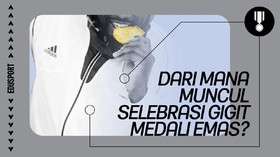 Edusports: Dari Mana Muncul Selebrasi Gigit Medali Emas?