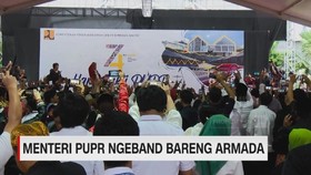 VIDEO: Menteri PUPR Ngeband Bareng Armada