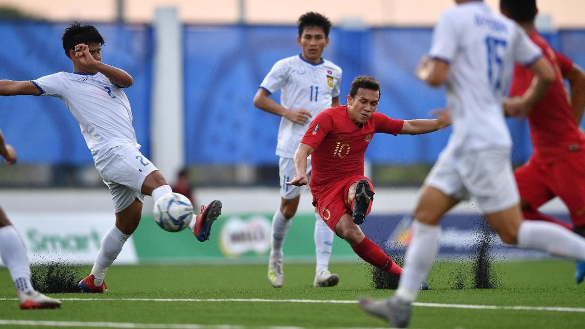 FOTO: Pesta Indonesia ke Gawang Laos dan Lolos ke Semifinal