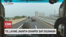 VIDEO: Jalan Tol Layang Jakarta-Cikampek Siap Digunakan