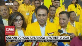 VIDEO: Golkar Dorong Airlangga Nyapres di 2024