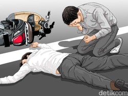 Mobil Elf Tabrak 3 Pemotor di Sumedang,  2 Tewas-Dua Luka Berat