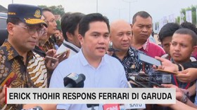 VIDEO: Viral Video Ferrari di Garuda, Ini Respon Erick Thohir