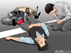 Mobil Tabrak Motor Bonceng 4 di Parung Bogor, 2 Orang Tewas