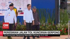 VIDEO: Presiden Resmikan Jalan Tol Jorr 2 Kunciran-Serpong