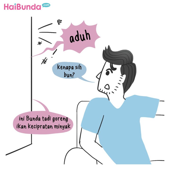 Bunda dan Ayah heboh gara-gara minyak goreng. Ada cerita apa soal minyak goreng di rumah Bunda yang bikin heboh? Share yuk di kolom komentar.