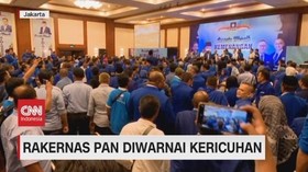 VIDEO: Rakernas PAN Diwarnai Kericuhan