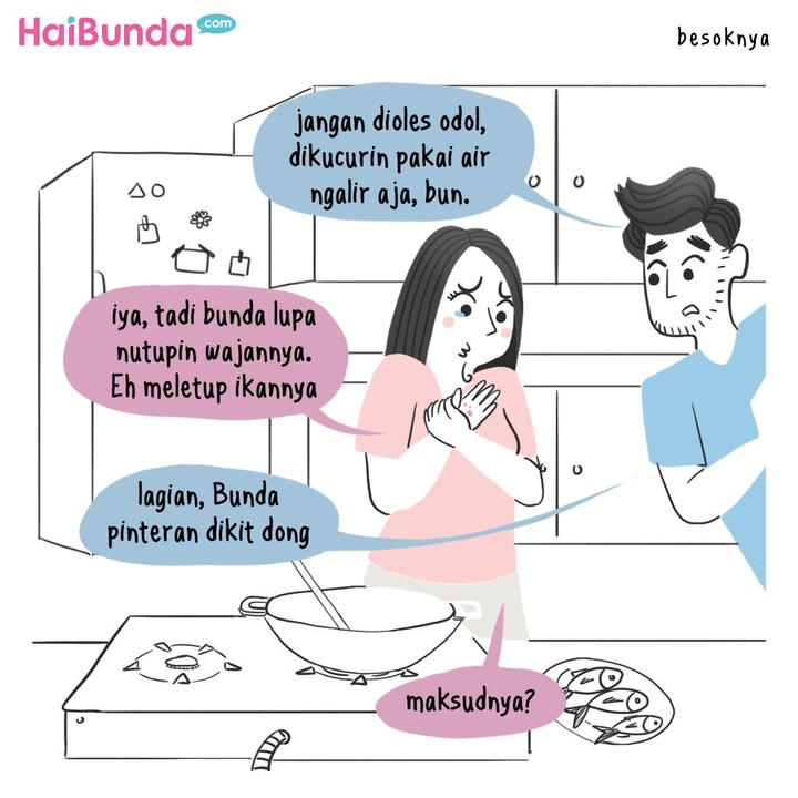 Bunda dan Ayah heboh gara-gara minyak goreng. Ada cerita apa soal minyak goreng di rumah Bunda yang bikin heboh? Share yuk di kolom komentar.