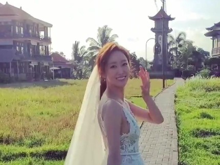Artis Drama Korea Jeon Hye Bin Nikah di Bali, Ini Foto Cantik Pengantin