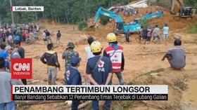 VIDEO: Sembilan Orang Penambang Hilang Tertimbun Longsor