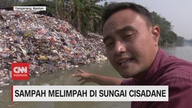 VIDEO: Sampah Melimpah di Sungai Cisadane