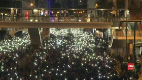 VIDEO: Demonstran Peringati Enam Bulan Unjuk Rasa Hong Kong