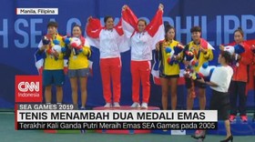 VIDEO: Indonesia Tambah 2 Medali Emas dari Tenis