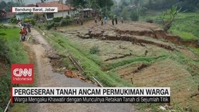 VIDEO: Pergeseran Tanah Ancam Permukiman Warga