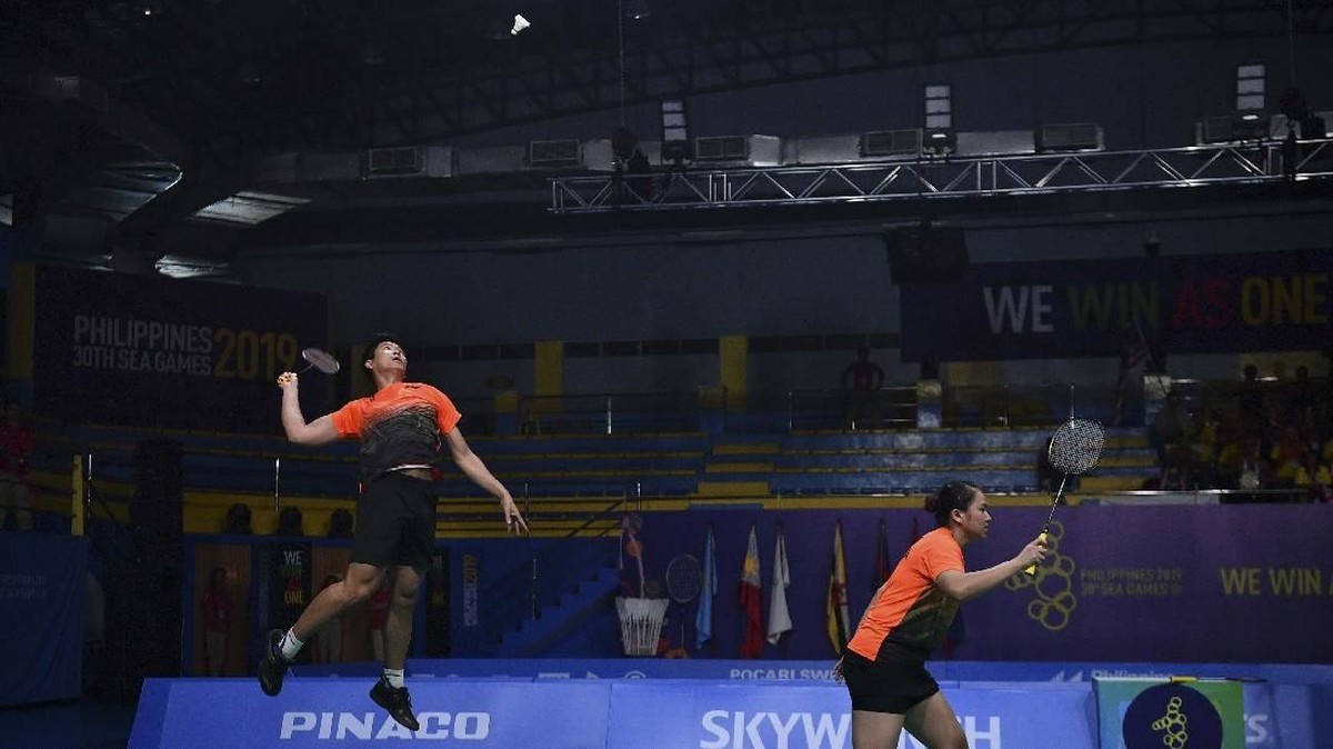 FOTO: Badminton Indonesia Penuhi Target Emas di SEA Games