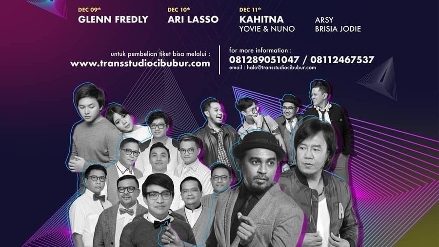 Sejumlah artis yang akan mengisi acara HUT Transmedia ke-18 terlebih dahulu menggelar konser di Trans Studio Cibubur.