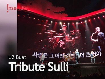 Salut! Konser di Korea, Band Rock U2 Buat Tribute untuk Mendiang Sulli