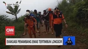 VIDEO: 9 Penambang Tertimbun Longsor Ditemukan Selamat