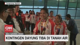 VIDEO: Kontingen Dayung Tiba di Tanah Air