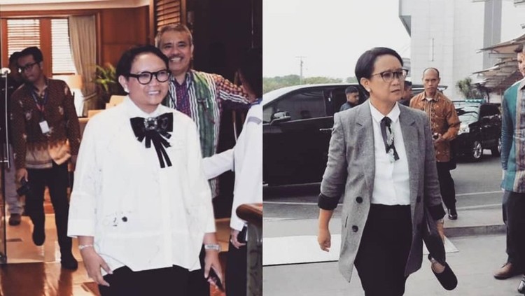 Menteri Luar Negeri Retno Marsudi membagikan foto-foto before dan after setelah menjalani diet dan olahraga.