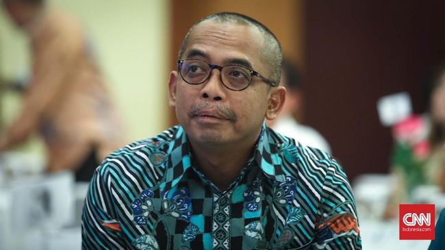Dirjen Pajak, Suryo Utomo saat dialog perpajakan di Jakarta, Selasa, 10 Desember 2019. CNNIndonesia/Safir Makki