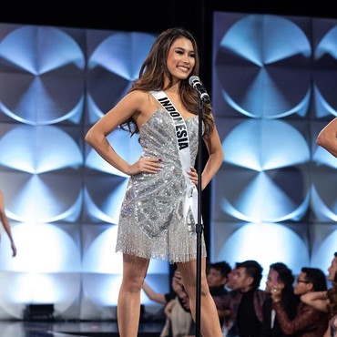 Kata Frederika Alexis soal Insiden Terpeleset di Panggung Miss Universe