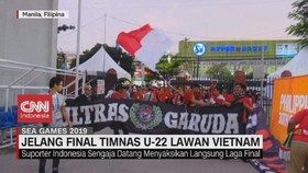 VIDEO: Antusias Penonton Jelang Final Timnas U-22 Vs Vietnam