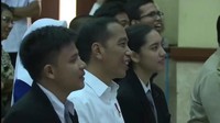 <p>Ternyata Erick, Wishnutama, Nadiem, Sogi, dan Bedu sukses menghibur penonton, termasuk Jokowi. (Foto: Instagram/ @erickthohir)</p>