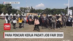 VIDEO: Ribuan Pencari Kerja Padati Job Fair 2019