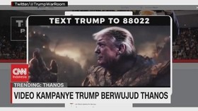 VIDEO: Trending Video Kampanye Trump Berwujud Thanos