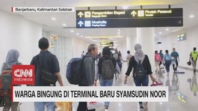 VIDEO: Penumpang Bingung di Terminal Baru Syamsudin Noor